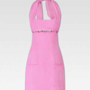 Jacquemus Pink Halter Dress